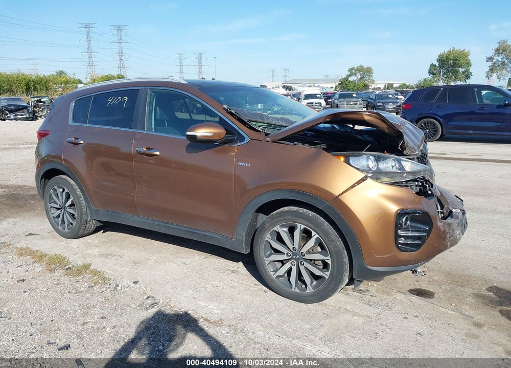 2017 KIA SPORTAGE EX VIN: KNDPNCAC6H7296316