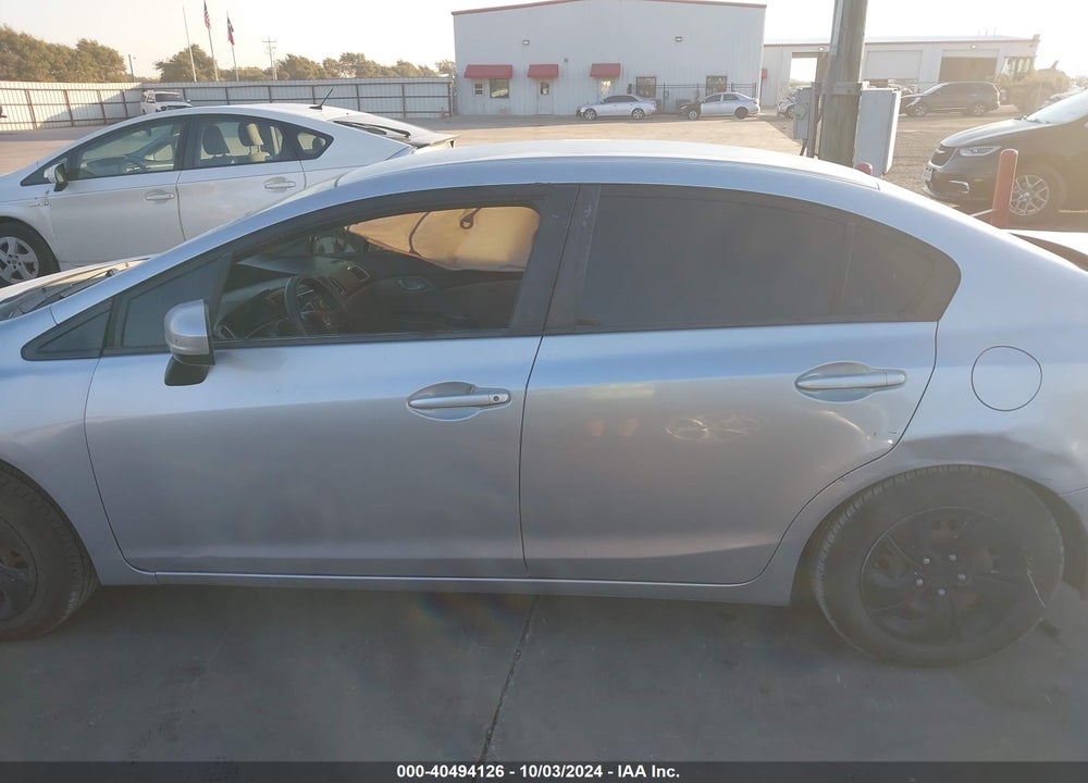 2015 HONDA CIVIC LX VIN: 19XFB2F52FE081313