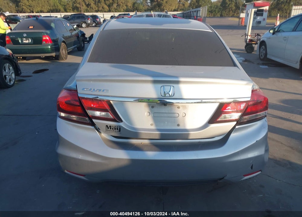 2015 HONDA CIVIC LX VIN: 19XFB2F52FE081313