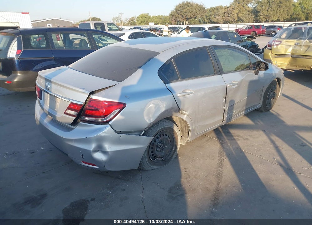 2015 HONDA CIVIC LX VIN: 19XFB2F52FE081313