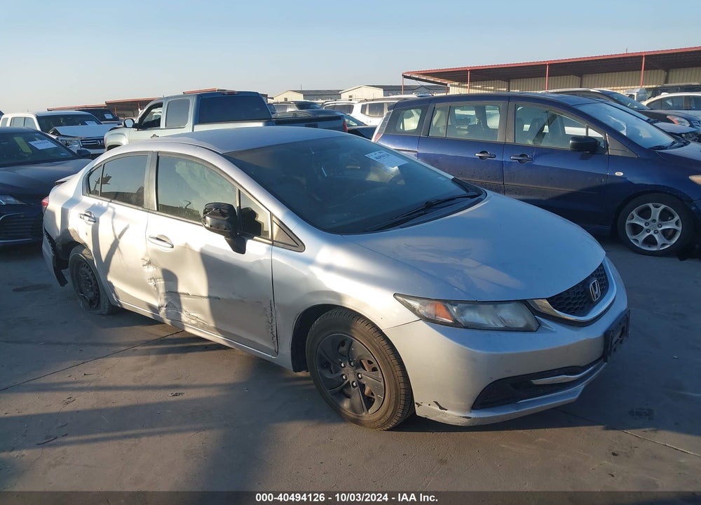 2015 HONDA CIVIC LX VIN: 19XFB2F52FE081313