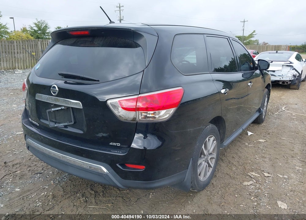 2014 NISSAN PATHFINDER S VIN: 5N1AR2MM8EC724653