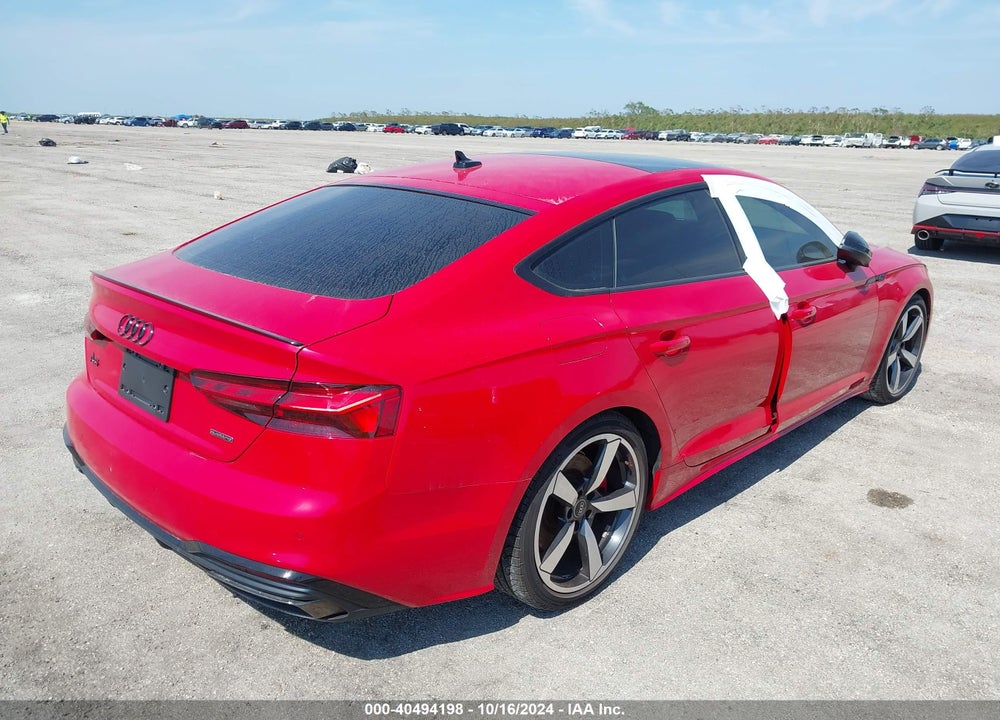 2023 AUDI A5 SPORTBACK PREMIUM PLUS 45 TFSI S LINE QUATTRO S TRONIC VIN: WAUFACF58PA032885