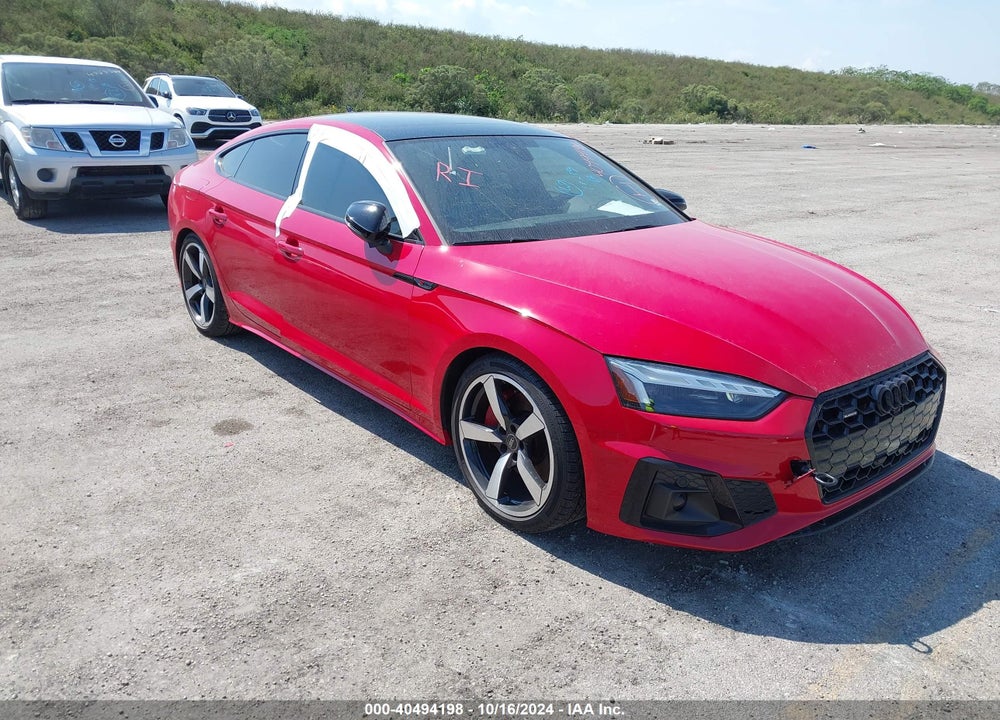 2023 AUDI A5 SPORTBACK PREMIUM PLUS 45 TFSI S LINE QUATTRO S TRONIC VIN: WAUFACF58PA032885