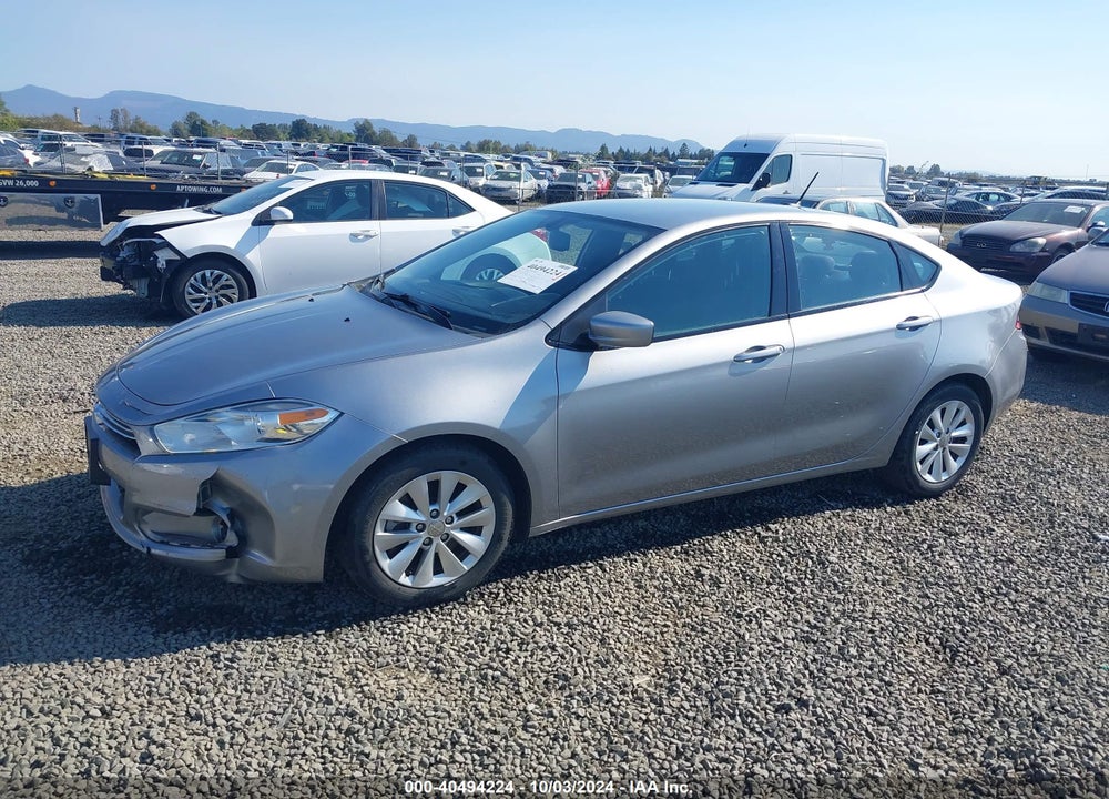 2014 DODGE DART AERO VIN: 1C3CDFDH9ED830078