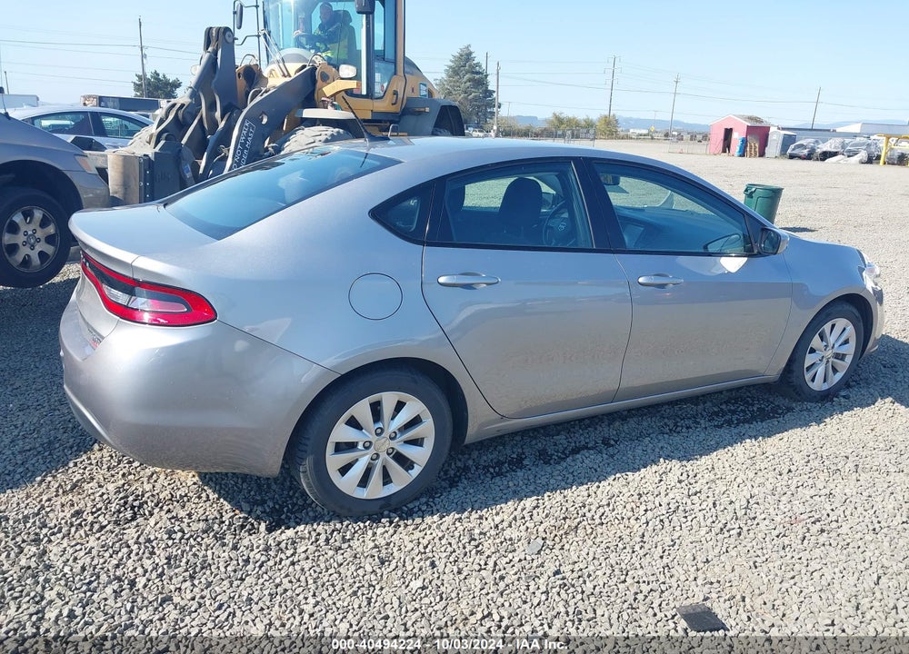 2014 DODGE DART AERO VIN: 1C3CDFDH9ED830078