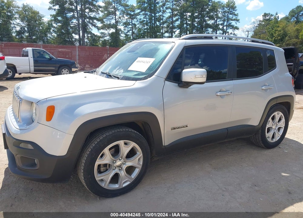 2016 JEEP RENEGADE LIMITED VIN: ZACCJADT1GPC71268