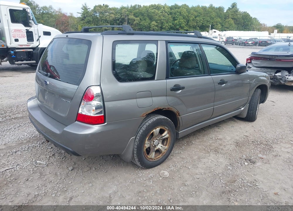2006 SUBARU FORESTER 2.5X VIN: JF1SG63676H717440