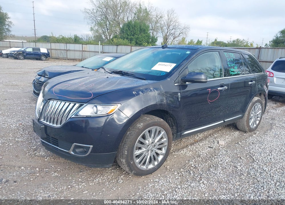 2013 LINCOLN MKX VIN: 2LMDJ8JK1DBL11647