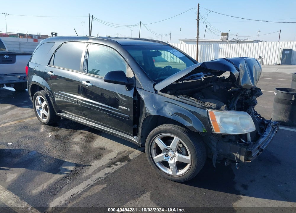 2008 PONTIAC TORRENT GXP VIN: 2CKDL637386063867