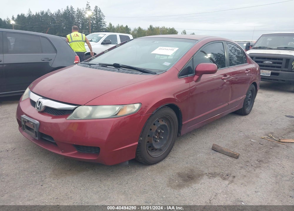 2010 HONDA CIVIC LX VIN: 2HGFA1F53AH560612