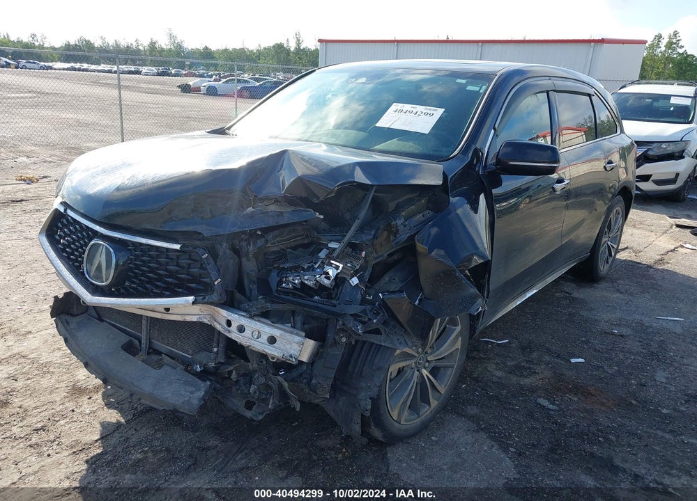 2017 ACURA MDX TECHNOLOGY VIN: 5FRYD3H50HB007860