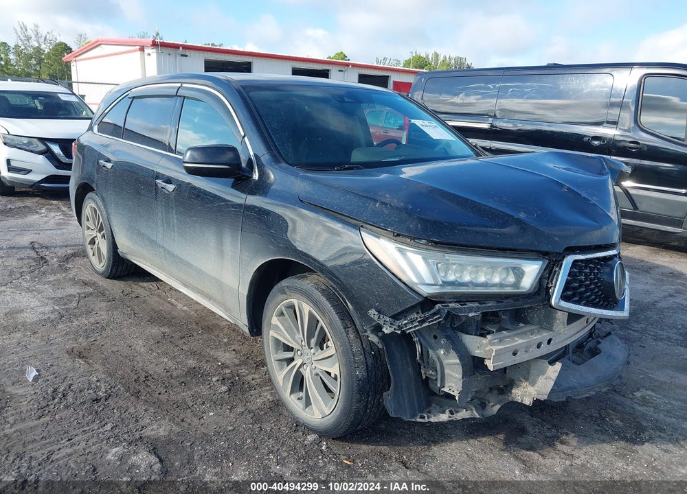2017 ACURA MDX TECHNOLOGY VIN: 5FRYD3H50HB007860