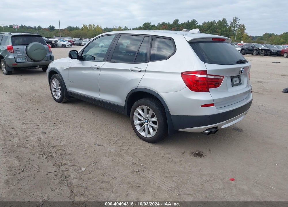 2013 BMW X3 XDRIVE28I VIN: 5UXWX9C52D0A22008