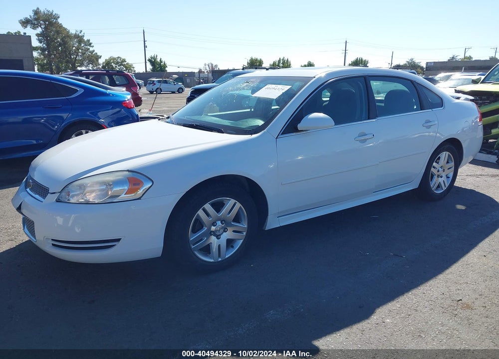 2013 CHEVROLET IMPALA LT VIN: 2G1WG5E30D1205214