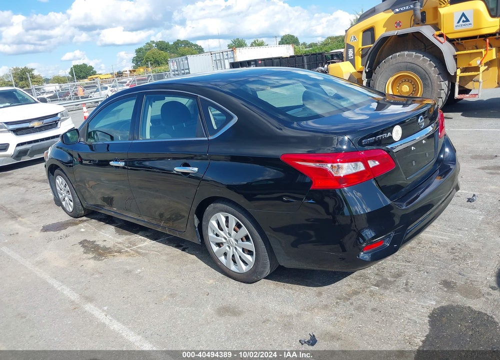 2019 NISSAN SENTRA S VIN: 3N1AB7AP1KY271700