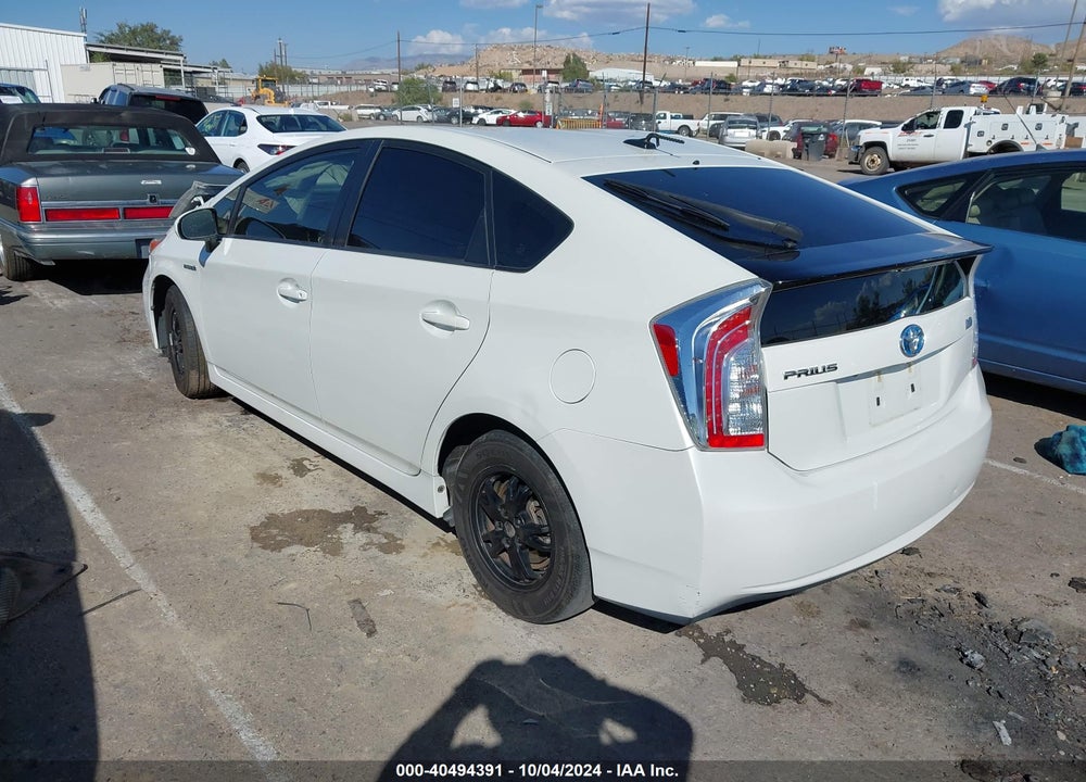 2015 TOYOTA PRIUS THREE VIN: JTDKN3DU5F0484393