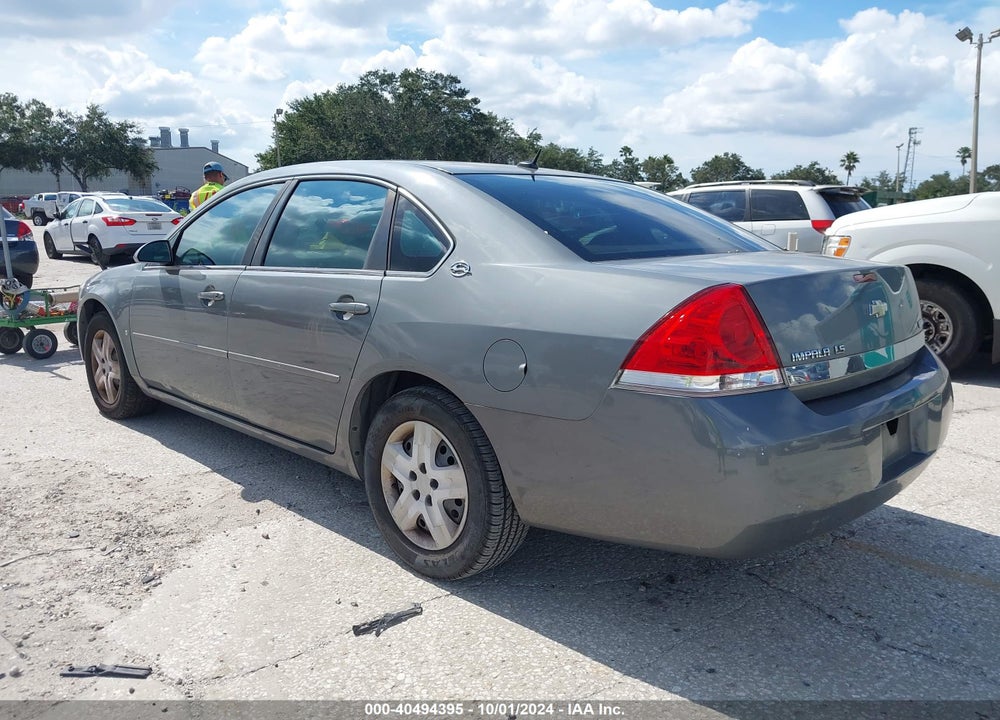 2007 CHEVROLET IMPALA LS VIN: 2G1WB58K379295806