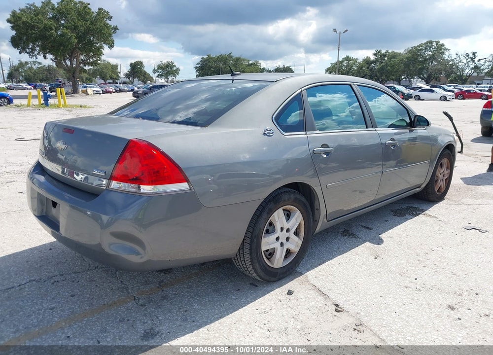 2007 CHEVROLET IMPALA LS VIN: 2G1WB58K379295806