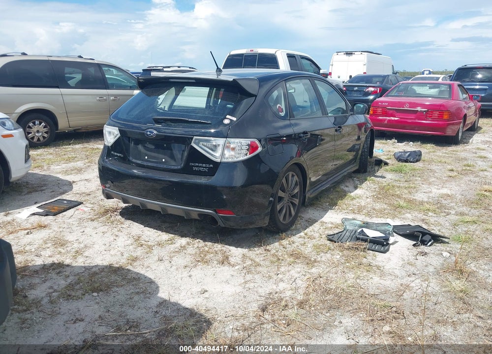 2009 SUBARU IMPREZA WRX VIN: JF1GH76659G813081