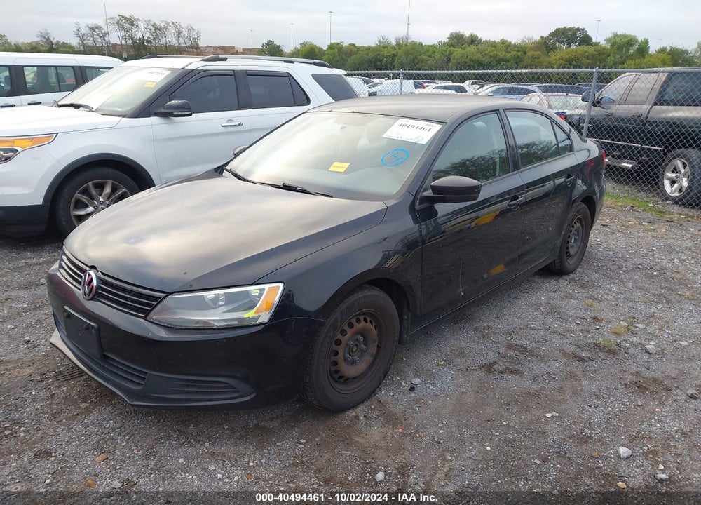 2012 VOLKSWAGEN JETTA 2.0L S VIN: 3VW2K7AJ4CM357909