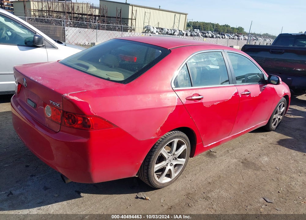 2004 ACURA TSX VIN: JH4CL969X4C000539