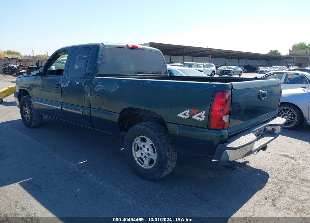 2003 CHEVROLET SILVERADO 1500 LS VIN: 1GCEK19VX3E202257