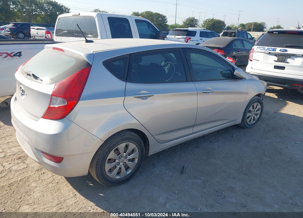 2016 HYUNDAI ACCENT SE VIN: KMHCT5AE5GU255429