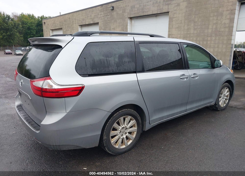 2015 TOYOTA SIENNA LE 7 PASSENGER VIN: 5TDJK3DC3FS121440