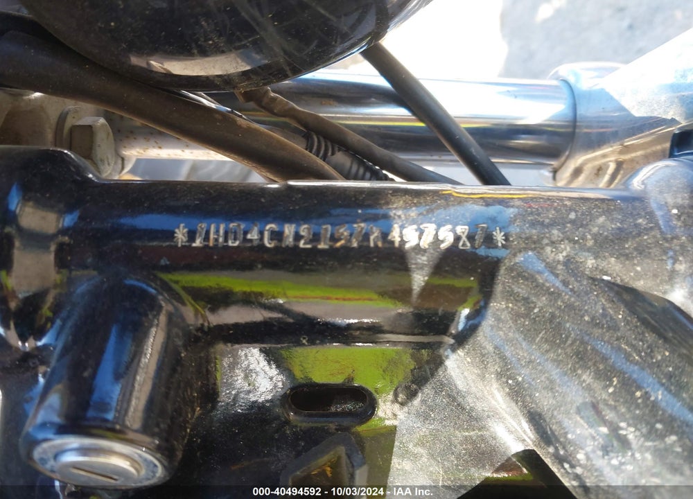 2007 HARLEY-DAVIDSON XL883 VIN: 1HD4CN2157K457587