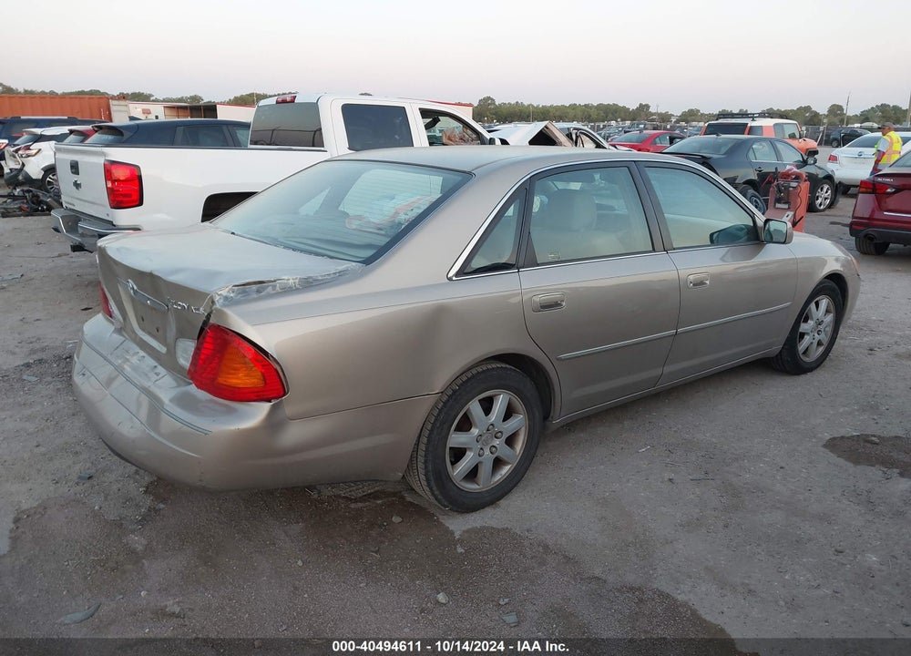 2000 TOYOTA AVALON XLS VIN: 4T1BF28B0YU049949