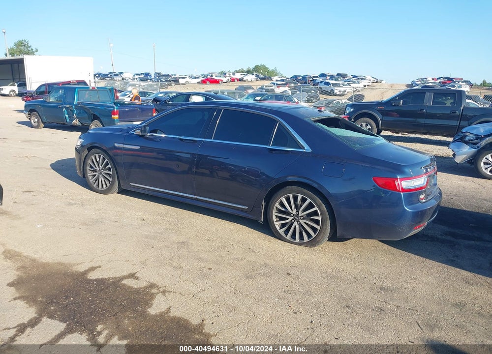 2017 LINCOLN CONTINENTAL SELECT VIN: 1LN6L9TK3H5600900