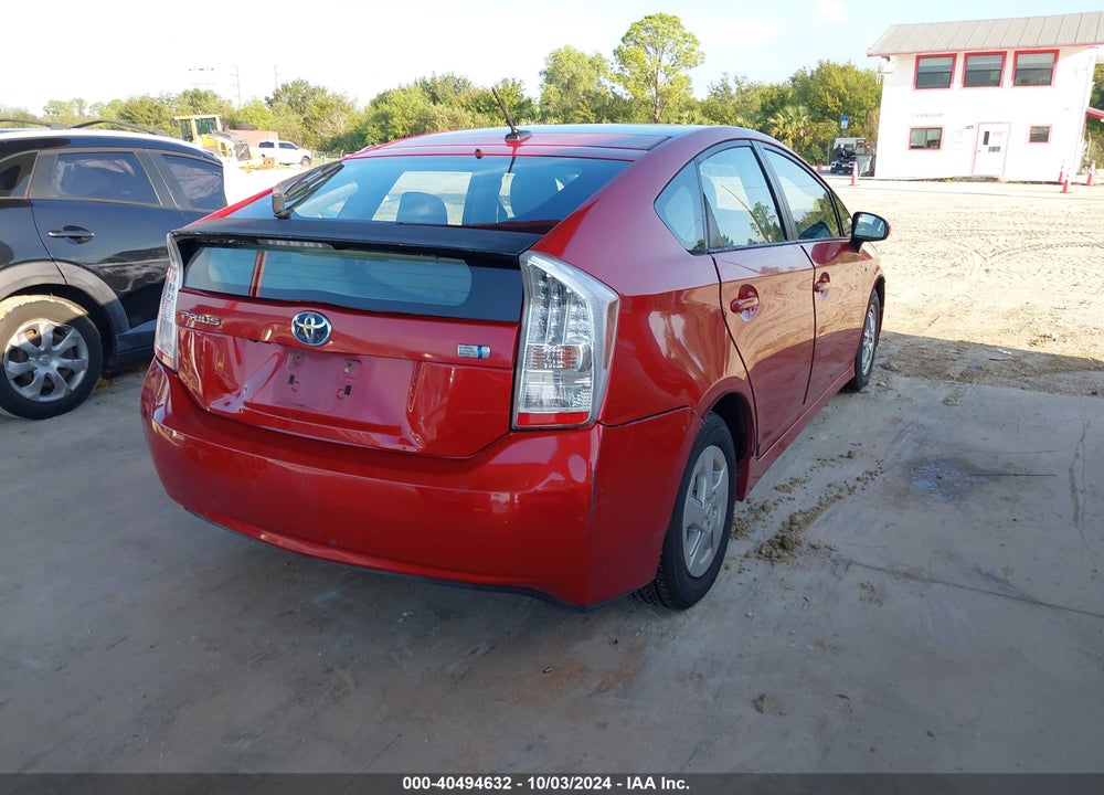 2010 TOYOTA PRIUS III VIN: JTDKN3DU4A0240100