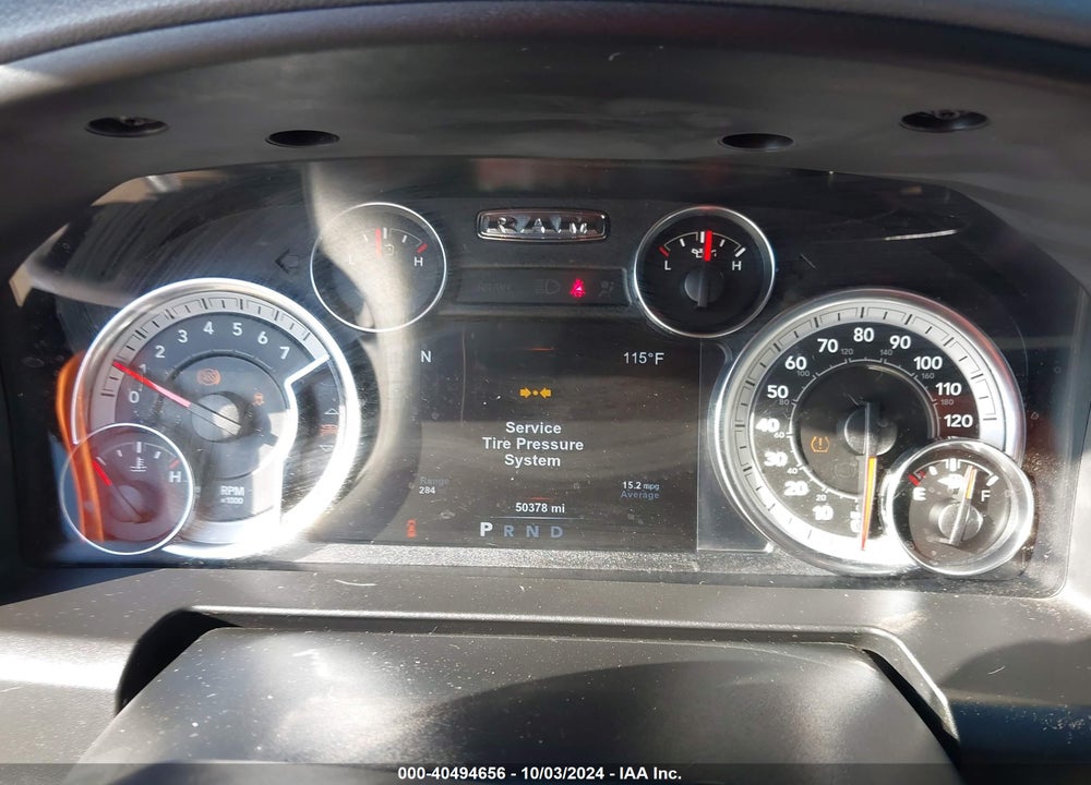2018 RAM 1500 BIG HORN 4X4 5'7 BOX VIN: 1C6RR7LG6JS292197