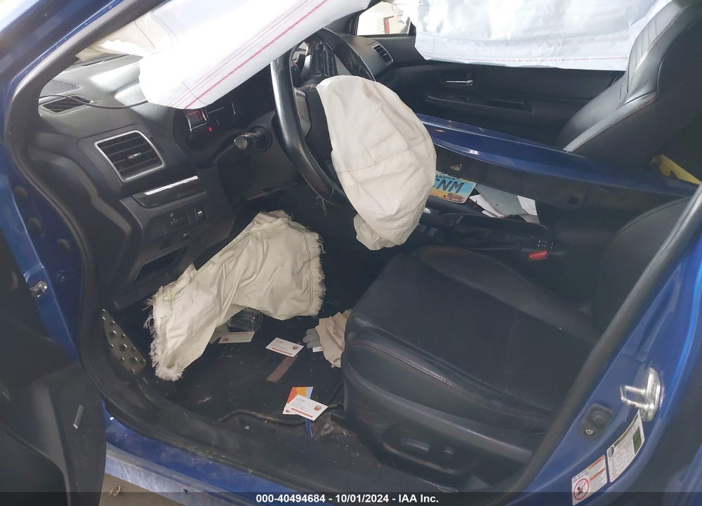 2015 SUBARU WRX LIMITED VIN: JF1VA1J67F8822158