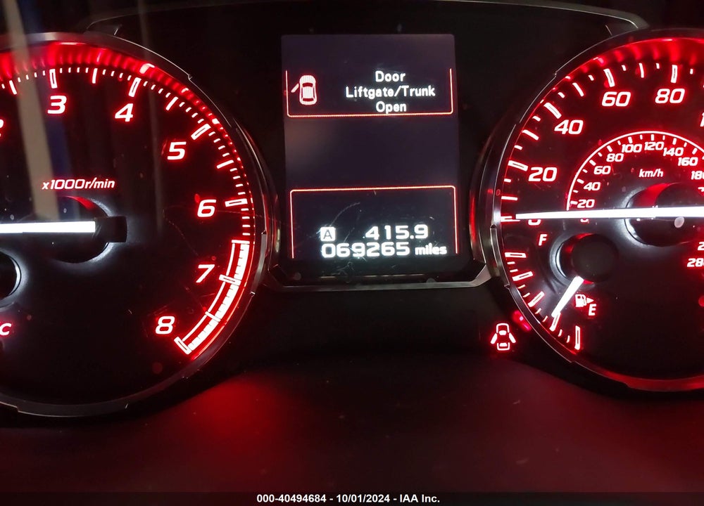 2015 SUBARU WRX LIMITED VIN: JF1VA1J67F8822158