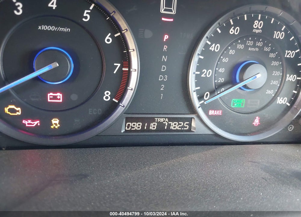 2010 HONDA ACCORD CROSSTOUR EX-L VIN: 5J6TF1H57AL004865