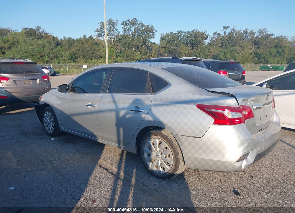 2018 NISSAN SENTRA S VIN: 3N1AB7AP3JY325707