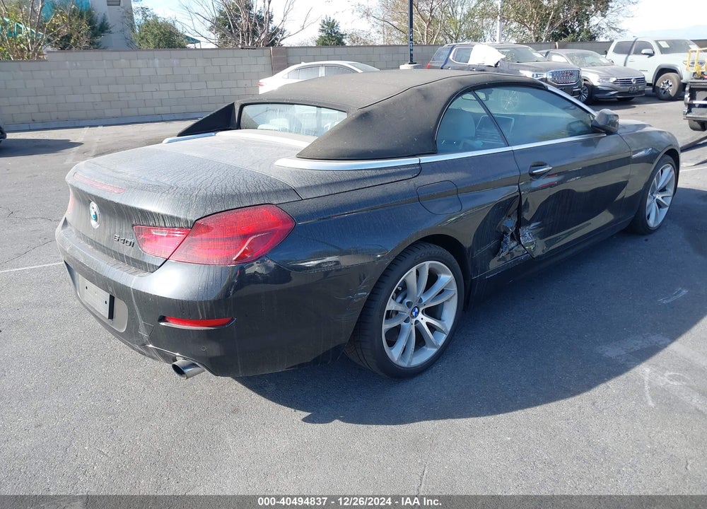 2012 BMW 640I VIN: WBALW7C58CC618792