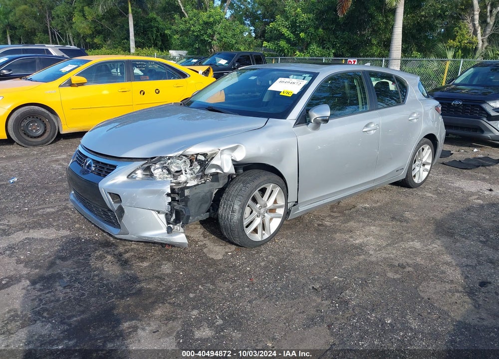 2015 LEXUS CT 200H VIN: JTHKD5BHXF2241539