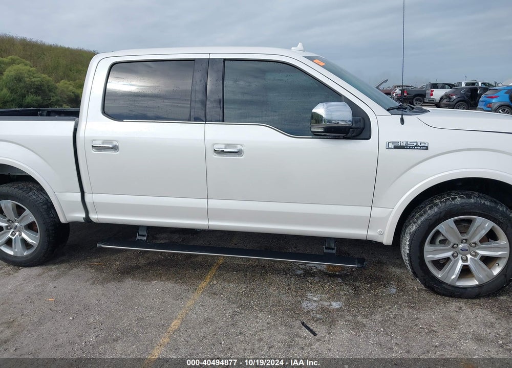 2019 FORD F-150 PLATINUM VIN: 1FTEW1E44KFB77057