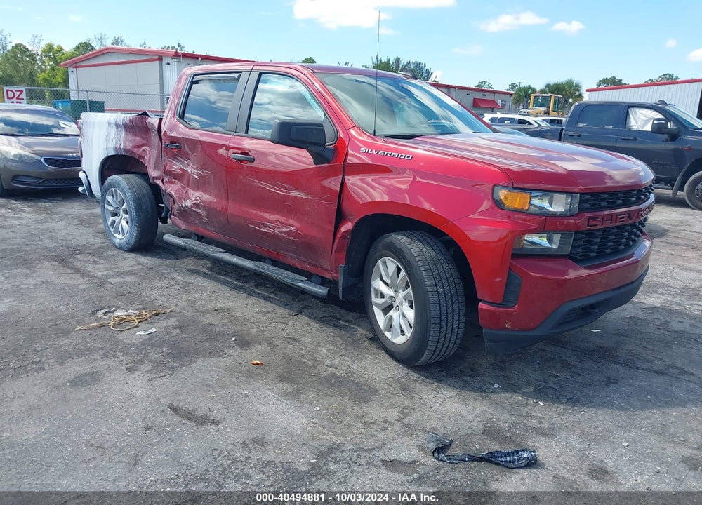 2021 CHEVROLET SILVERADO 1500 2WD SHORT BED CUSTOM VIN: 3GCPWBEK1MG411881
