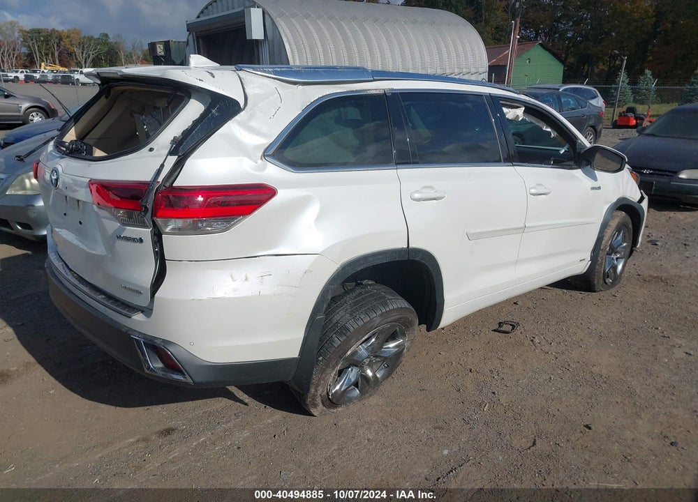 2017 TOYOTA HIGHLANDER HYBRID LIMITED PLATINUM VIN: 5TDDGRFH7HS025212