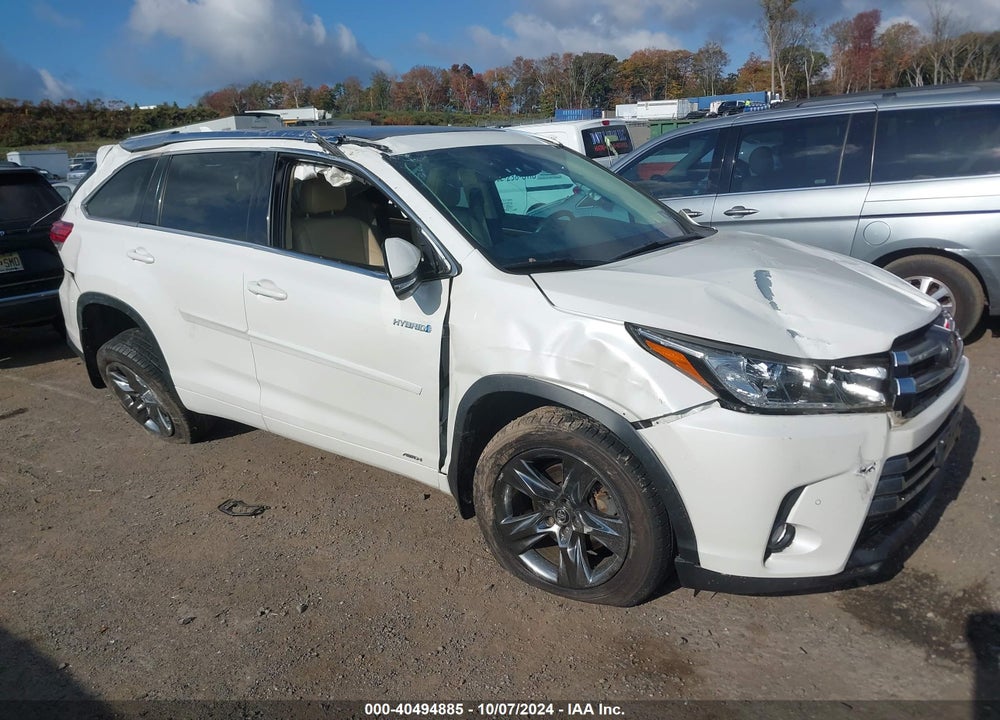 2017 TOYOTA HIGHLANDER HYBRID LIMITED PLATINUM VIN: 5TDDGRFH7HS025212