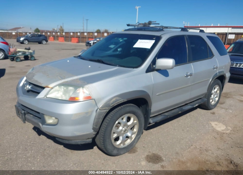 2002 ACURA MDX VIN: 2HNYD18632H522524