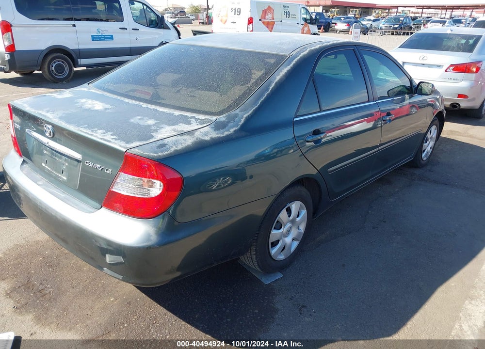 2004 TOYOTA CAMRY LE VIN: 4T1BE32K24U328413