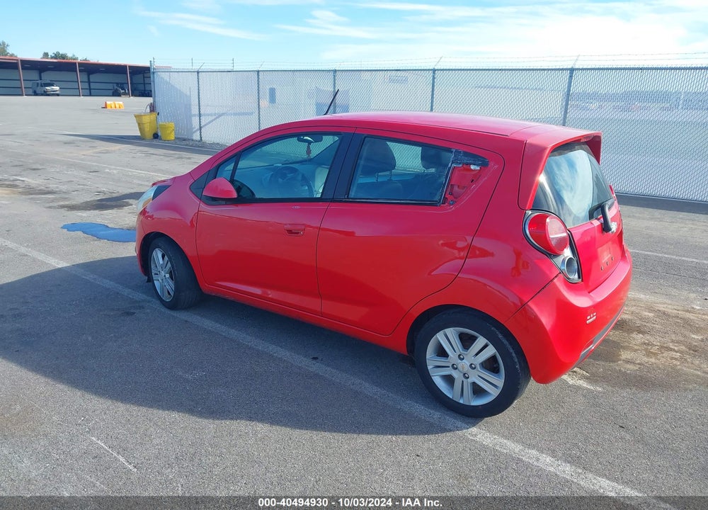 2013 CHEVROLET SPARK LS AUTO VIN: KL8CB6S97DC502877