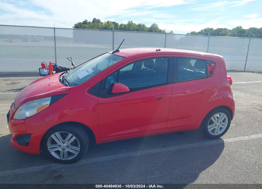 2013 CHEVROLET SPARK LS AUTO VIN: KL8CB6S97DC502877