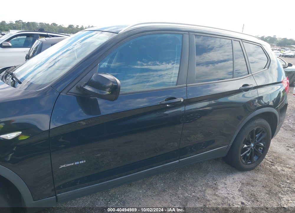 2013 BMW X3 XDRIVE28I VIN: 5UXWX9C5XD0A24685