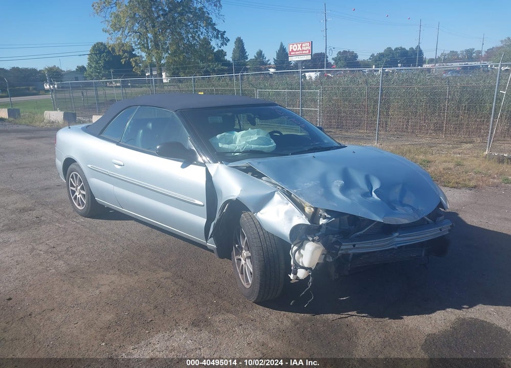 2002 CHRYSLER SEBRING LIMITED VIN: 1C3EL65R22N133036
